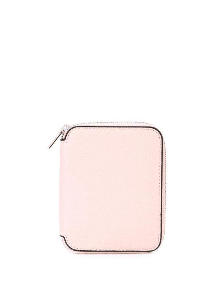Valextra All-around Zip Wallet - Pink