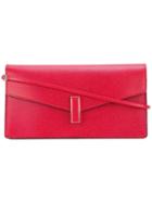 Valextra 'iside' Clutch, Women's, Red, Calf Leather