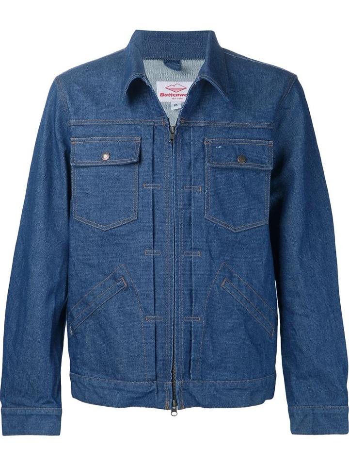 Battenwear Zipped Denim Jacket