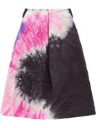 Prada Tie-dye Print Skirt - Black