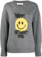 Philosophy Di Lorenzo Serafini Slogan Print Sweater - Grey