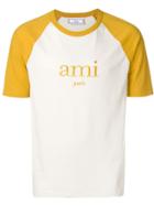 Ami Paris Bicolor T-shirt - White