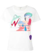 Marc Jacobs Printed T-shirt, Women's, Size: Xl, White, Cotton