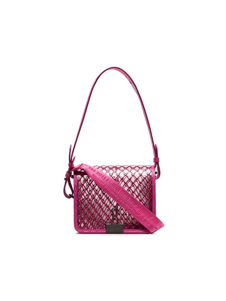 Off-white Net Shoulder Bag - Pink