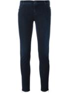 Armani Jeans Dark Wash Skinny Jeans, Women's, Size: 24, Blue, Cotton/lyocell/polyester/spandex/elastane
