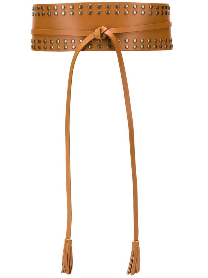 Twin-set Studded Waist Belt - Brown