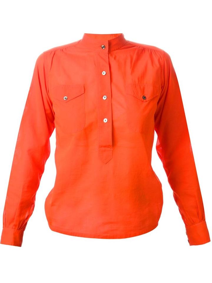 Yves Saint Laurent Vintage Mandarin Neck Shirt