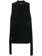 Alanui Bright Touch Cashmere Dress - Black