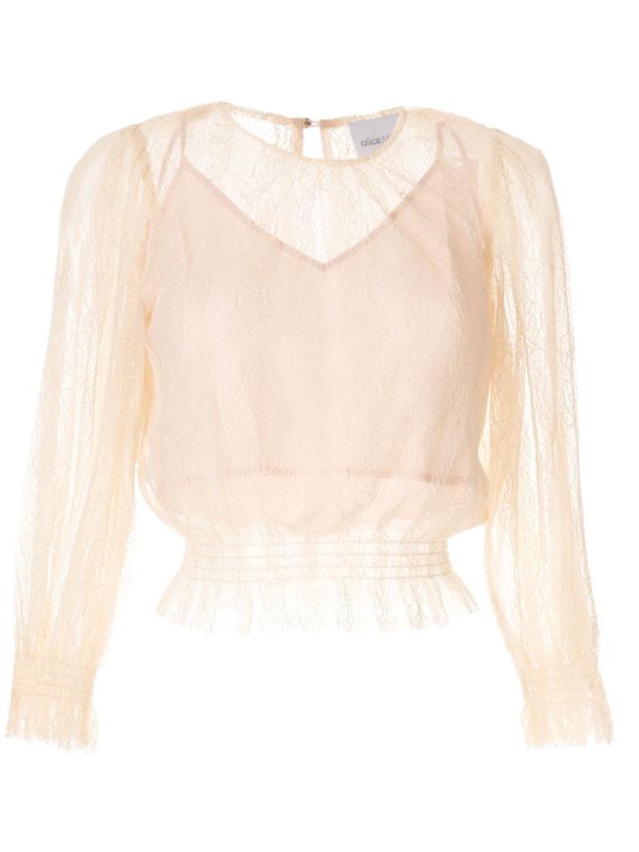 Alice Mccall Harvest Moon Ruched Blouse - Pink