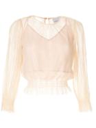 Alice Mccall Harvest Moon Ruched Blouse - Pink