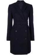 Theory Double-breasted Coat - Blue