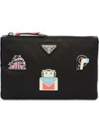 Prada Nylon Clutch Bag - Black