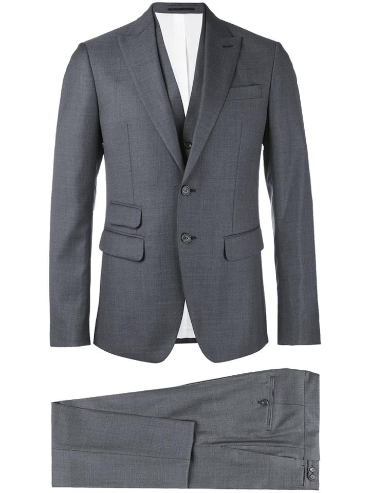Dsquared2 Three-piece London Suit - Grey