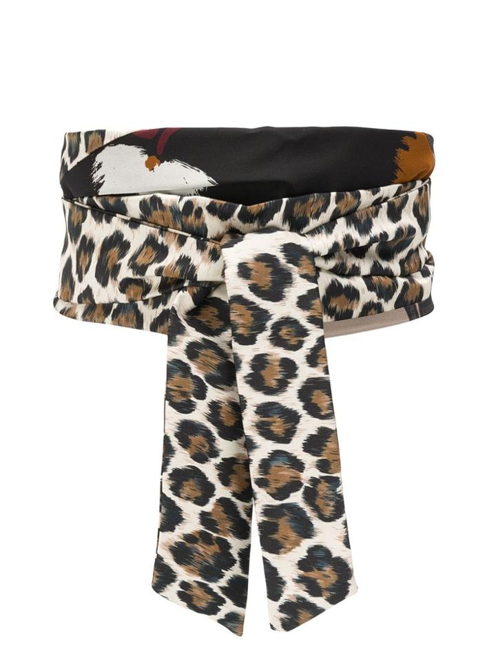 Antonio Marras Leopard Print Tie Belt - Neutrals