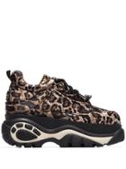 Buffalo Classic Low 68 Leopard Print Sneakers - Brown