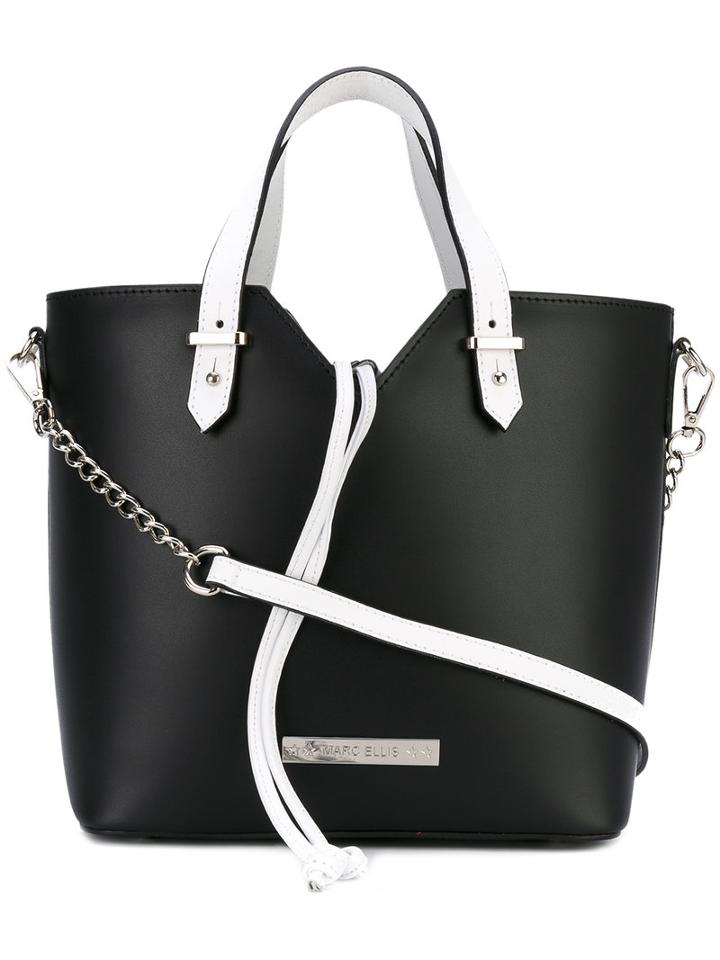 Marc Ellis - Christal Shoulder Bag - Women - Leather - One Size, Black, Leather