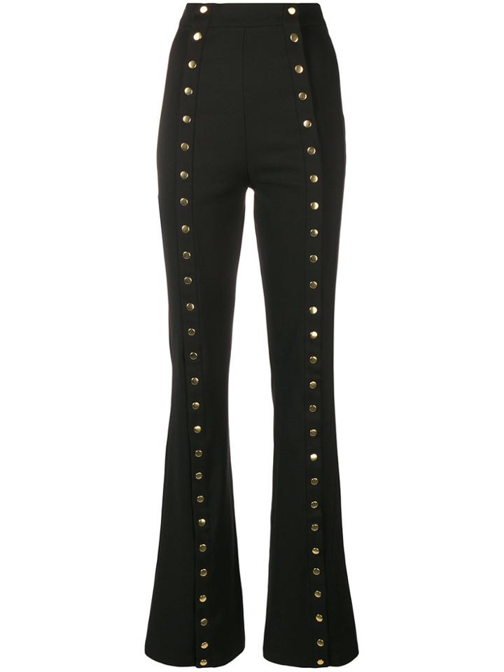 Murmur Flared Undercover Trousers - Black
