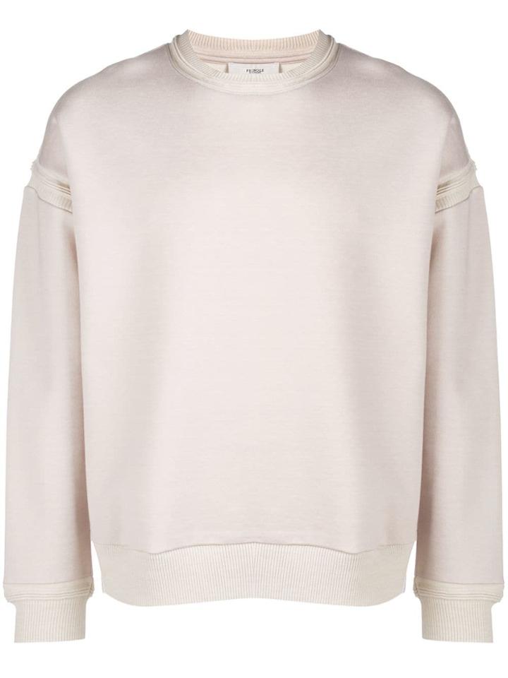 Pringle Of Scotland Loose-fit Sweatshirt - Neutrals
