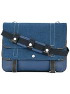 Jw Anderson Lace-up Side Satchel - Blue