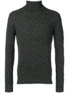 Eleventy Cashmere Cable Knit Sweater - Grey