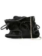 Nina Ricci Chain Straps Shoulder Bag, Women's, Black, Calf Leather/calf Hair