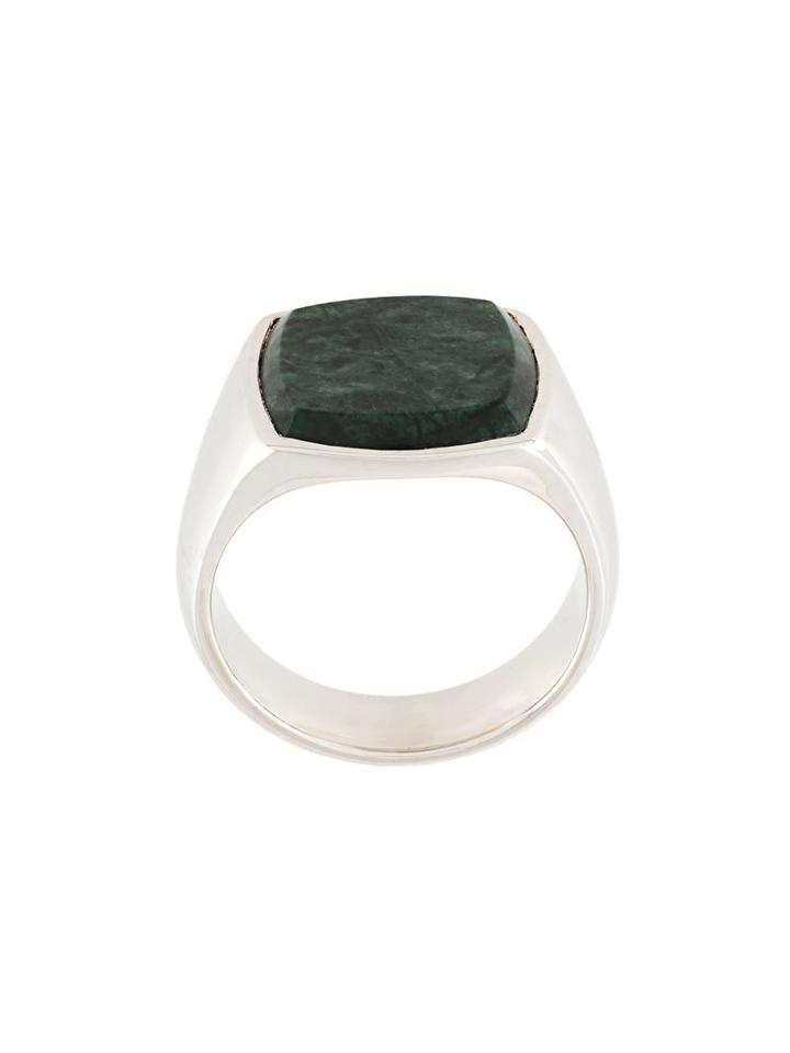 Tom Wood 'cushion' Ring, Men's, Size: 62.1, Metallic