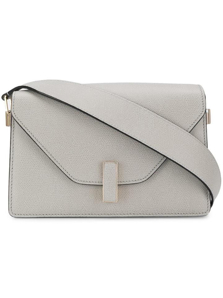 Valextra Twist Lock Shoulder Strap - Grey