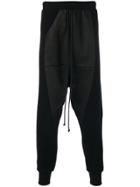 Lost & Found Rooms Draped Track Trousers - Black