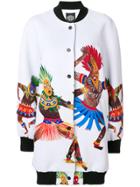 Katya Dobryakova All Over Print Bomber Jacket - White