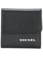 Diesel Logo Coin Purse - Black