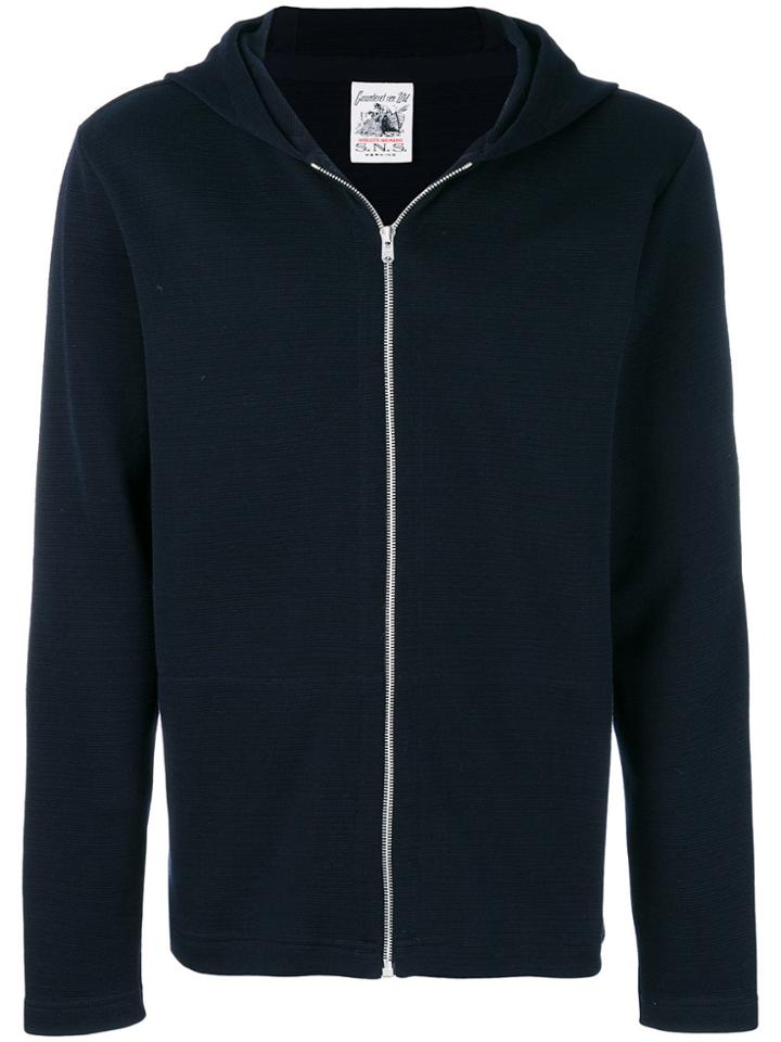 S.n.s. Herning Zipped Hoodie - Blue