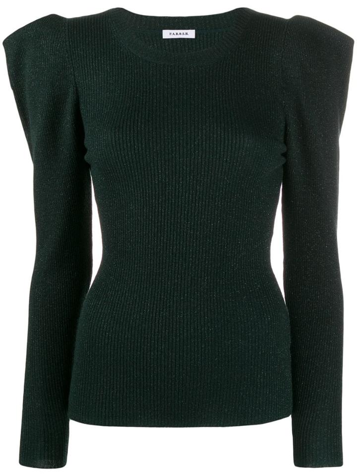 P.a.r.o.s.h. Structured Shoulder Jumper - Green