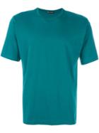 Issey Miyake Men Basic T-shirt, Size: 3, Green, Cotton