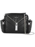 Diesel Zip Detail Shoulder Bag, Women's, Black