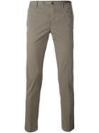 Pt01 Slim Chino Trousers, Men's, Size: 52, Nude/neutrals, Cotton/linen/flax/spandex/elastane