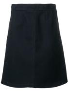 Red Valentino High Waist Skirt - Blue