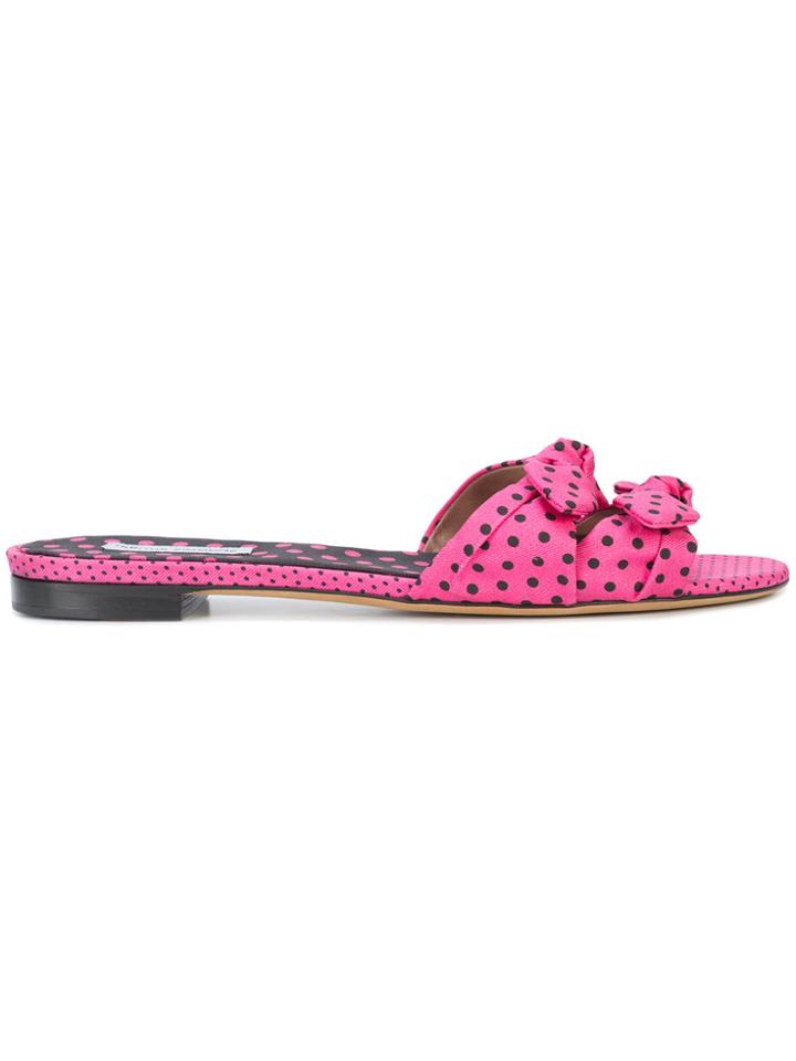 Tabitha Simmons Cleopolks Sandals - Pink & Purple
