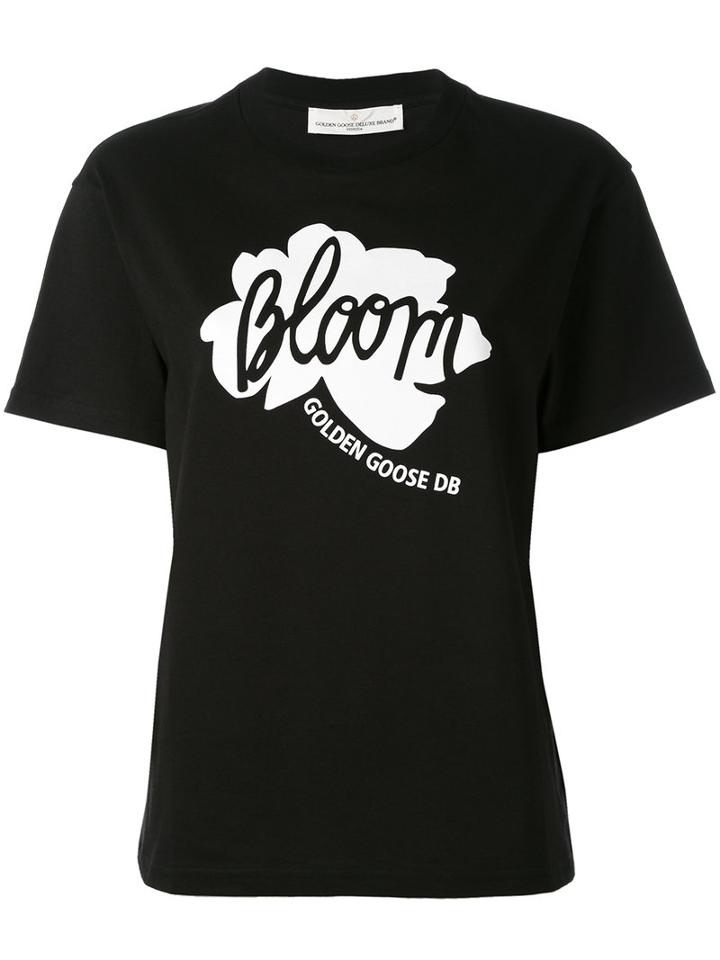 Golden Goose Deluxe Brand - Printed T-shirt - Women - Cotton - Xs, Black, Cotton