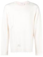 Helmut Lang Distressed Fitted Sweater - Nude & Neutrals