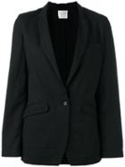 Forte Forte Flap Pockets Blazer, Women's, Size: I, Black, Cotton/linen/flax