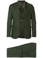 Manuel Ritz Single Breasted Suit - Green