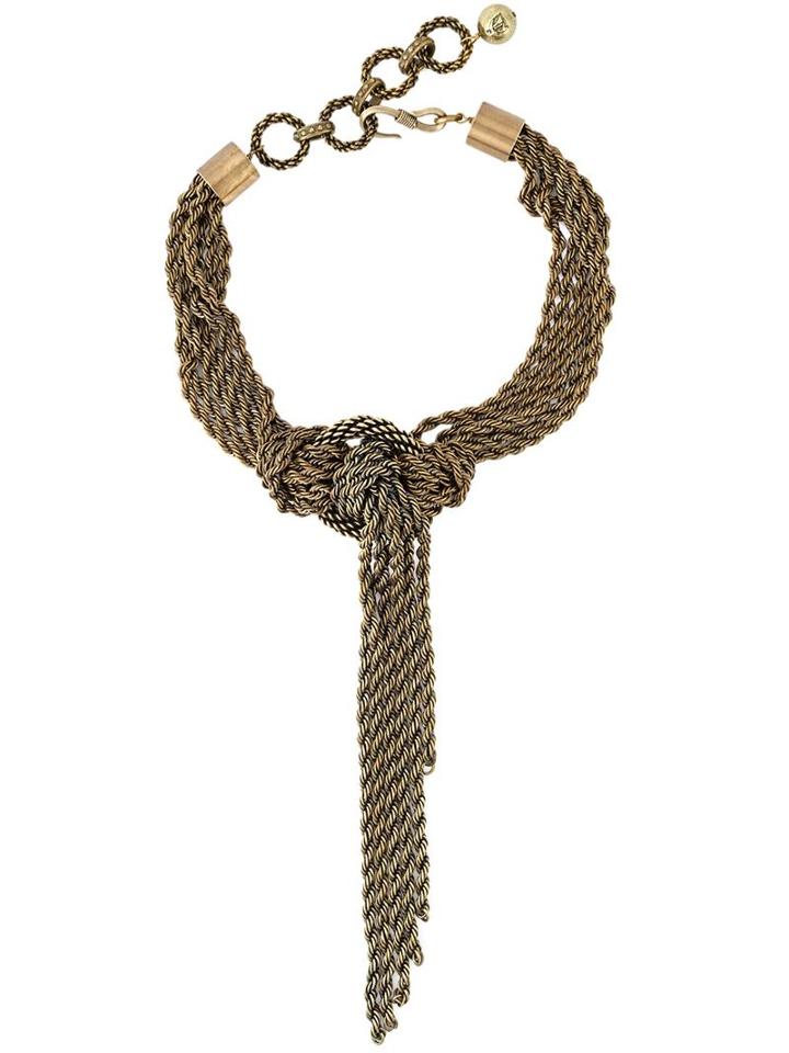 Lanvin Multiple Chain Necklace