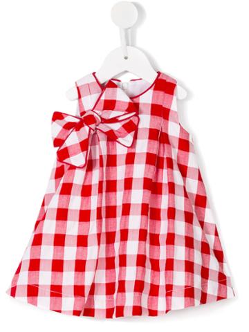 La Stupenderia - Checked Dress - Kids - Cotton/polyester - 9 Mth, Red