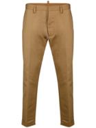 Dsquared2 Cropped Tailored Trousers - Brown