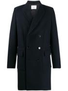 Dondup Fitted Double-breasted Coat - Blue