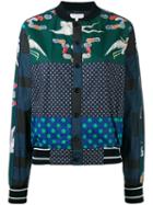 Pierre-louis Mascia - Diomepape Bomber Jacket - Women - Cotton - M, Women's, Blue, Cotton