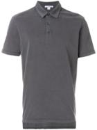 James Perse Classic Polo Shirt - Grey