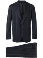 Gabriele Pasini - Striped Suit - Men - Cotton/polyester/cupro/wool - 48, Blue, Cotton/polyester/cupro/wool