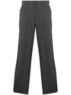 Maison Margiela Tailored Flared Trousers - Grey