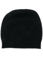 Roberto Collina Knitted Beanie Hat - Black